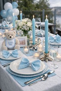 Hovedbilde Kronelys H28 blå