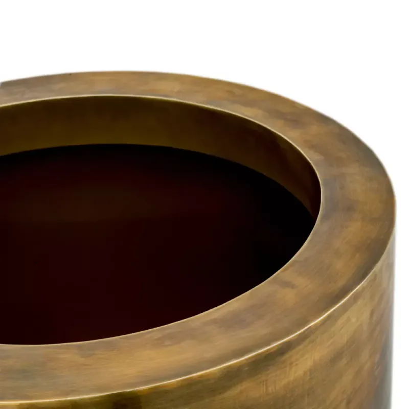 PLANTER JASPER ROUND SMALL