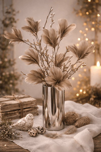 Dekor fjær mullvarp