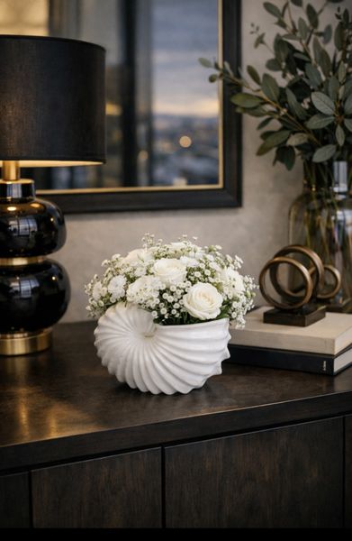 Mariella - Vase Hvit Liten