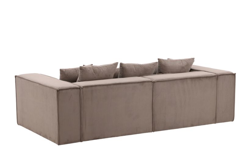 Siena 3-seters sofa Brun