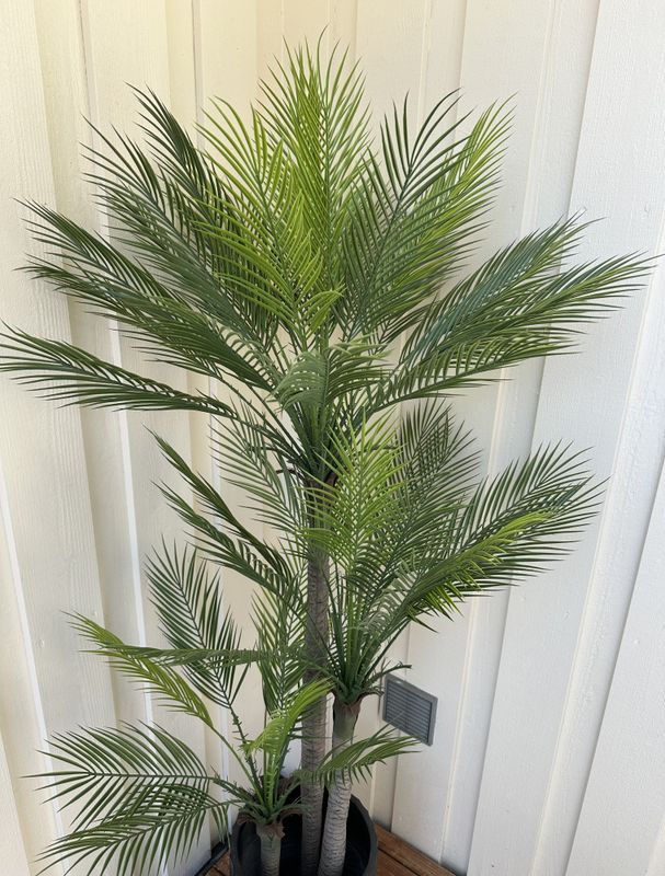 Slim Palm Triple Trunk Outdoor UV Protected 180CM
