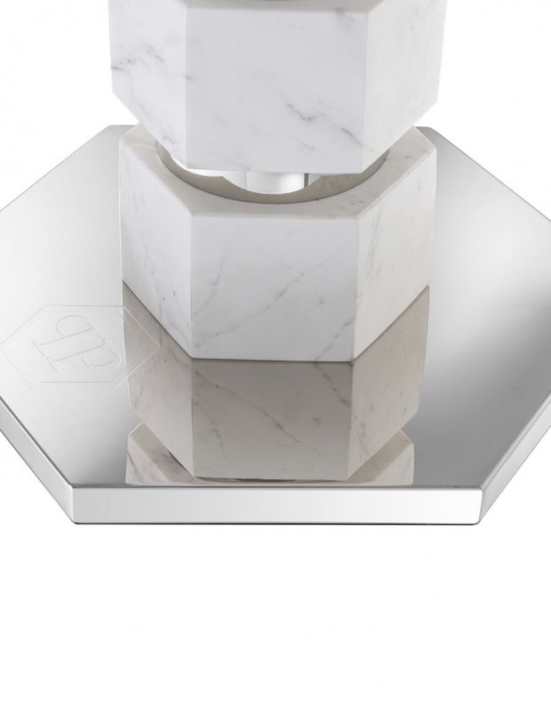 HEXAGON  table lamp White Marble ( Eichholtz )