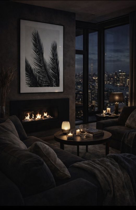 Black & White Palms