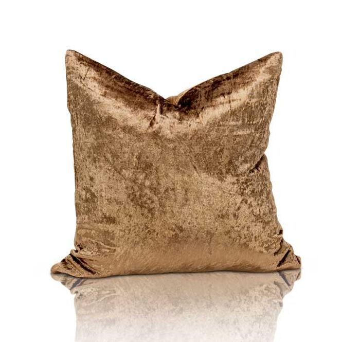 Hovedbilde Putetrekk Beige fløyel 50 x 50 cm