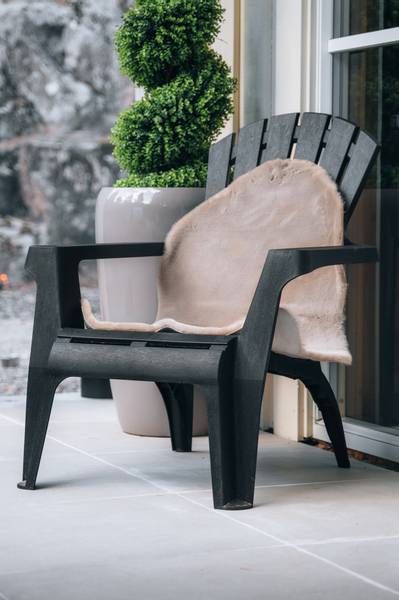 Bryggestol hardplast sort